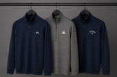 Golfbekleidung mit Logo