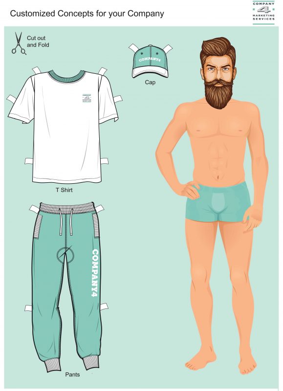 Merchandising Cap Shirt Pants