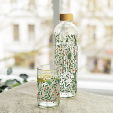 upcycling glas carry bottle